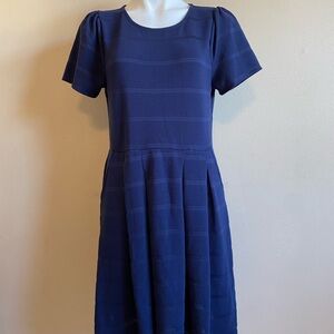 Draper James Classic Navy Midi Dress
